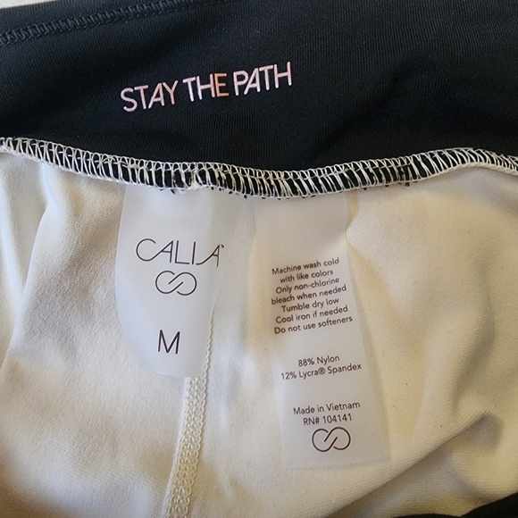 CALIA Women's Essential Cross Capri Legging-Unbleached NWT - Picture 9 of 9